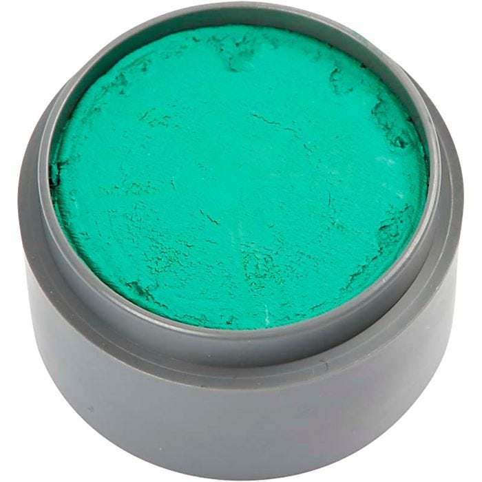 Grimas face paint, green, 15 ml/ 1 tub