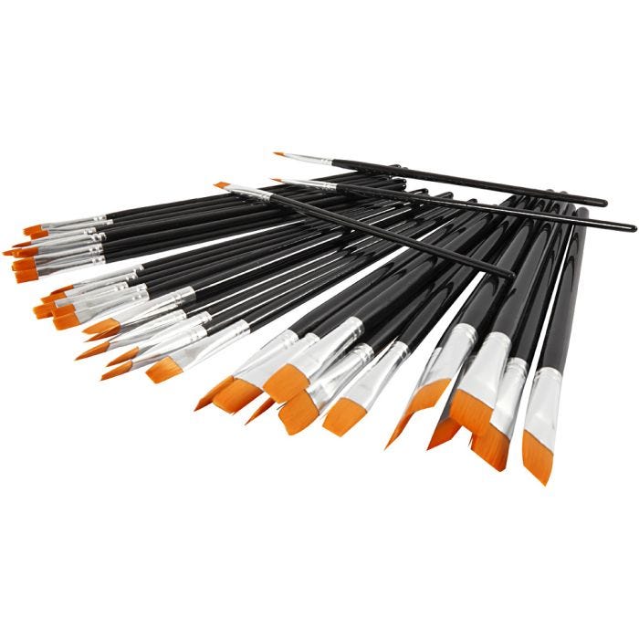 YellowLine Brush Set, no. 0+2+4+8+12+16, 36 pc/ 1 pack