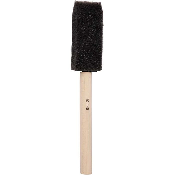 Foam Brushes, W: 25 mm, 10 pc/ 1 pack