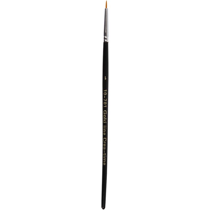 Nylon Brushes, no. 0, L: 17 cm, W: 1 mm, round, 12 pc/ 1 pack