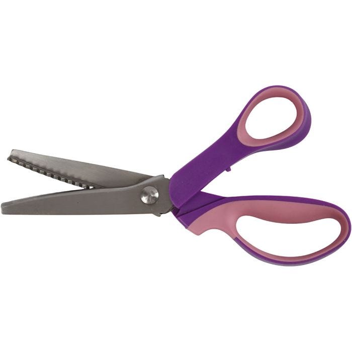 Pinking Shears, L: 23,5 cm, right, 1 pc