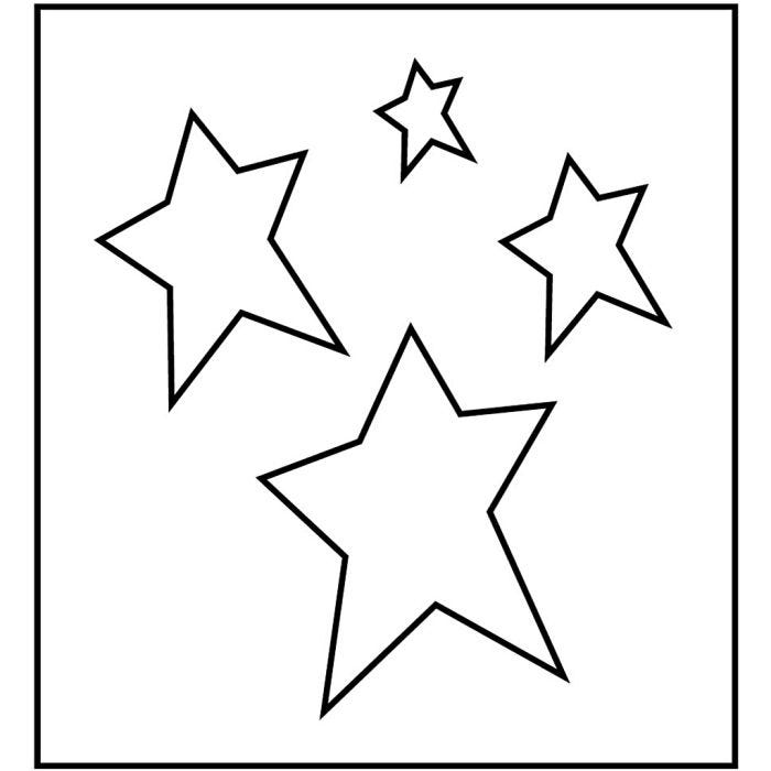 Steel Ruled Die, star, size 14x15,25 cm, thickness 15 mm, 1 pc