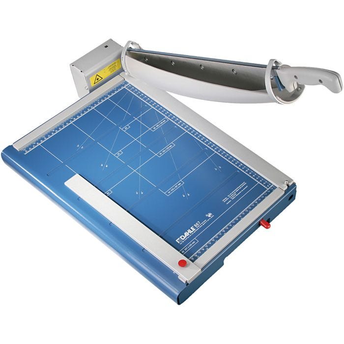 Guillotine Paper Cutter 867, L: 51,3 cm, W: 36,5 cm, 1 pc