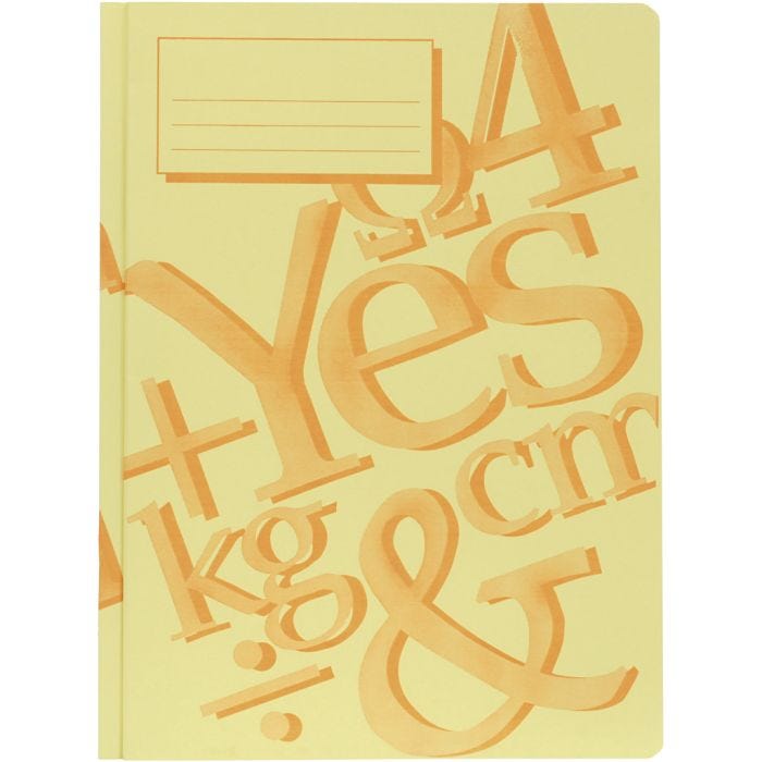 working folder, A4, yellow, 100 pc/ 1 pack