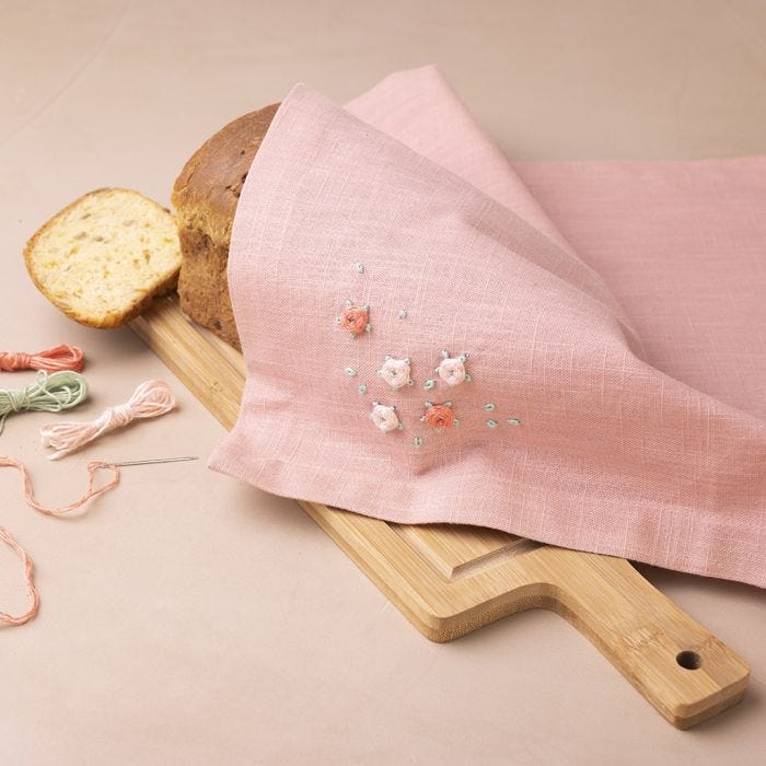 Broderet serviet