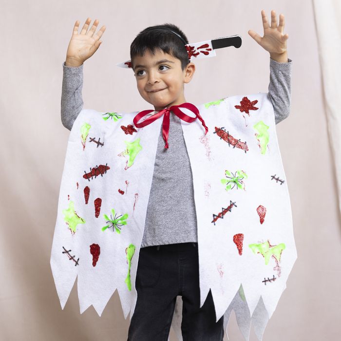 Spooky zombie costume for Halloween