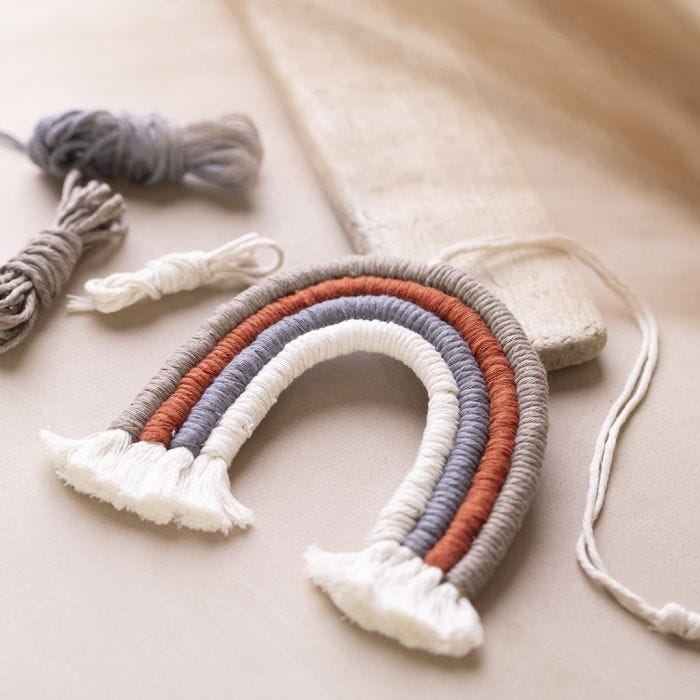 Macrame regnbue