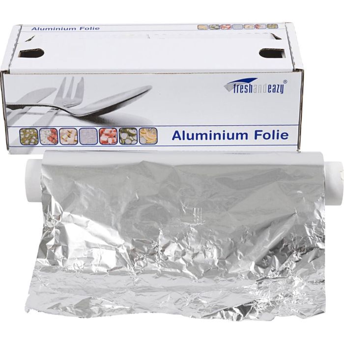 Aluminium Foil, W: 30 cm, thickness 11 my, 150 m/ 1 roll