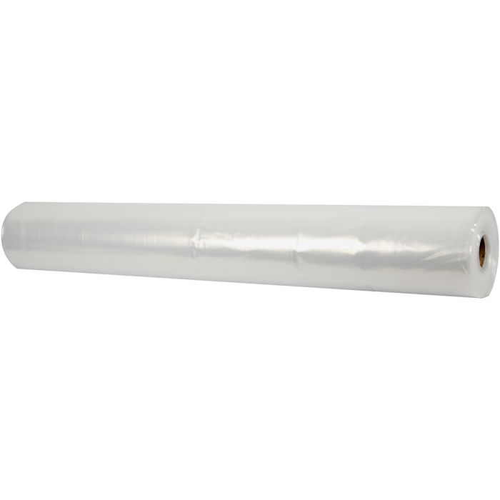 Plastic Sheeting, W: 2 M, thickness 0,15 mm, 50 m/ 1 roll