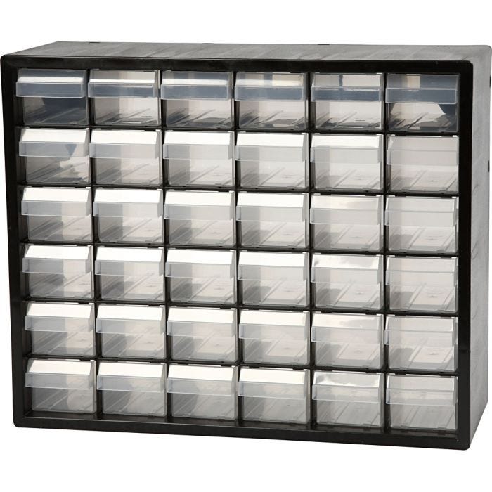 Organiser Cabinet, no. PC 36, size 33x40,7x14,1 cm, hole size 60x50 mm, 1 set
