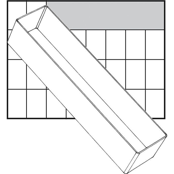 Insert Box, H: 47 mm, size 235x55 mm, 1 pc