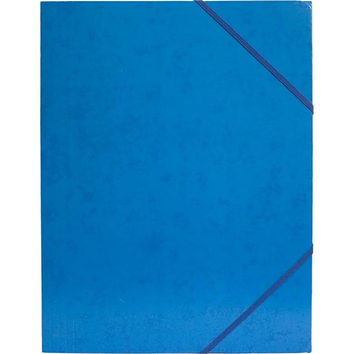 Flap Elasticated Folder, A4, size 22,9×32,4 cm, blue, 1 pc