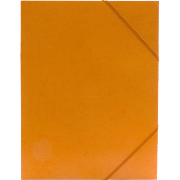 Flap Elasticated Folder, A4, size 22,9×32,4 cm, orange, 1 pc