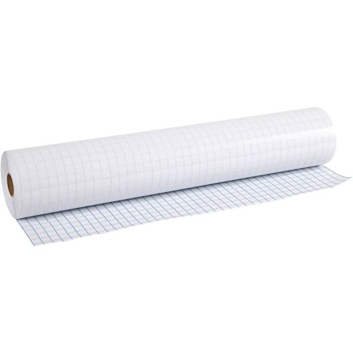 Transparent sticky back plastic, self-adhesive, W: 40 cm, thickness 80 my, glossy, 2. sort, 25 m/ 1 roll