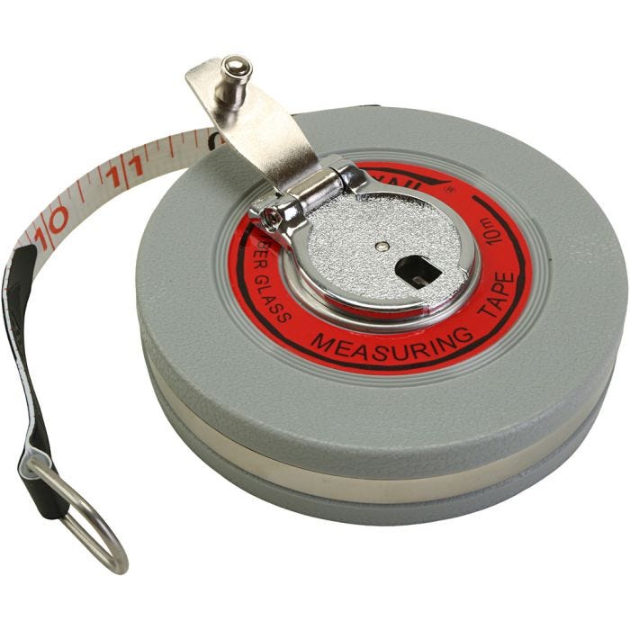 Freemans Tape Measure, L: 10 M, 1 pack