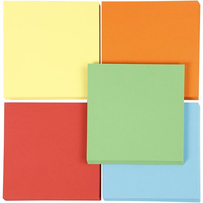 Origami Paper, size 15x15 cm, 80 g, 5x80sheet/ 1 pack