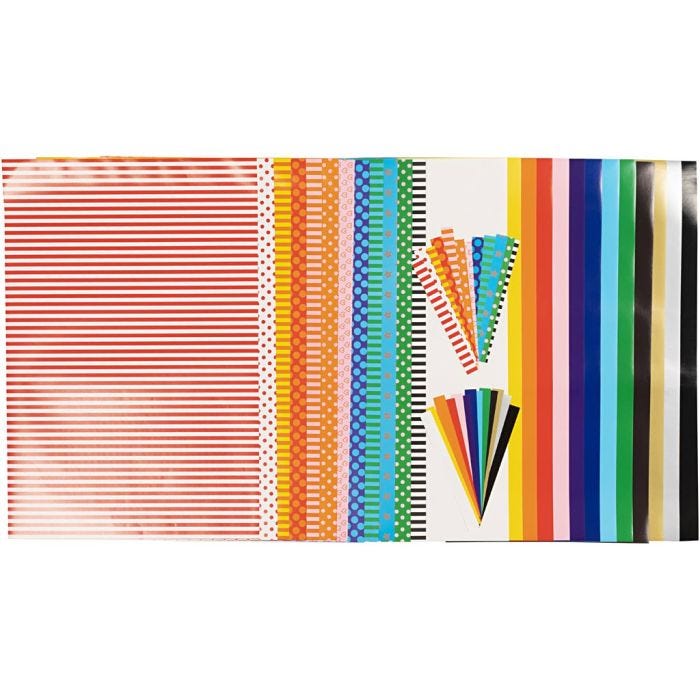 Glazed Paper, sheet 32x40 cm, 80 g, 1 set