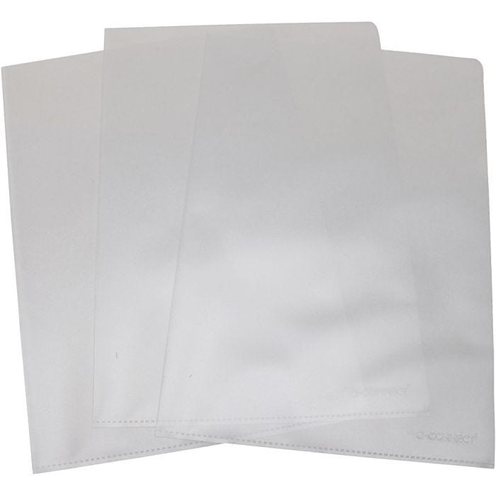 Clear document wallets, A4, 100 pc/ 1 pack