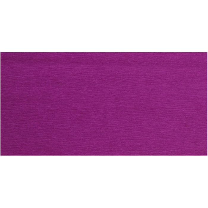 Crepe Paper, sheet 50x250 cm, violet, 10 pleats/ 1 pack