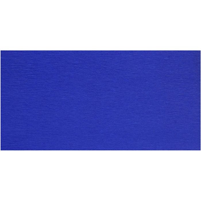 Crepe Paper, sheet 50x250 cm, blue, 10 pleats/ 1 pack