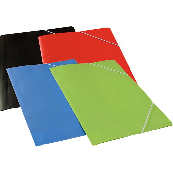 A4, black, blue, green, red, 4x10 pc, 40 pc/ 1 pack