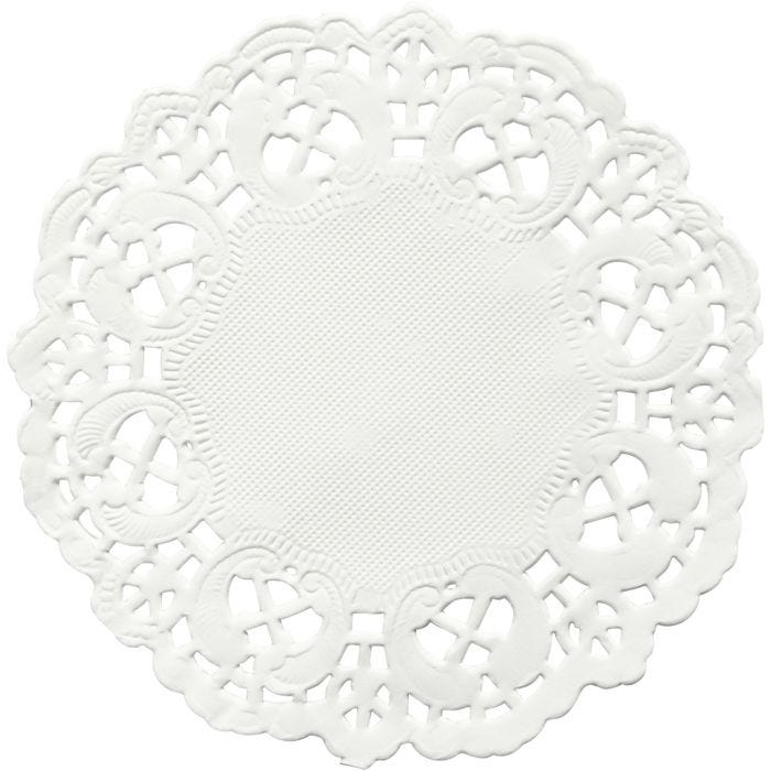 Doilies, round, D 11 cm, 30 pc/ 1 pack