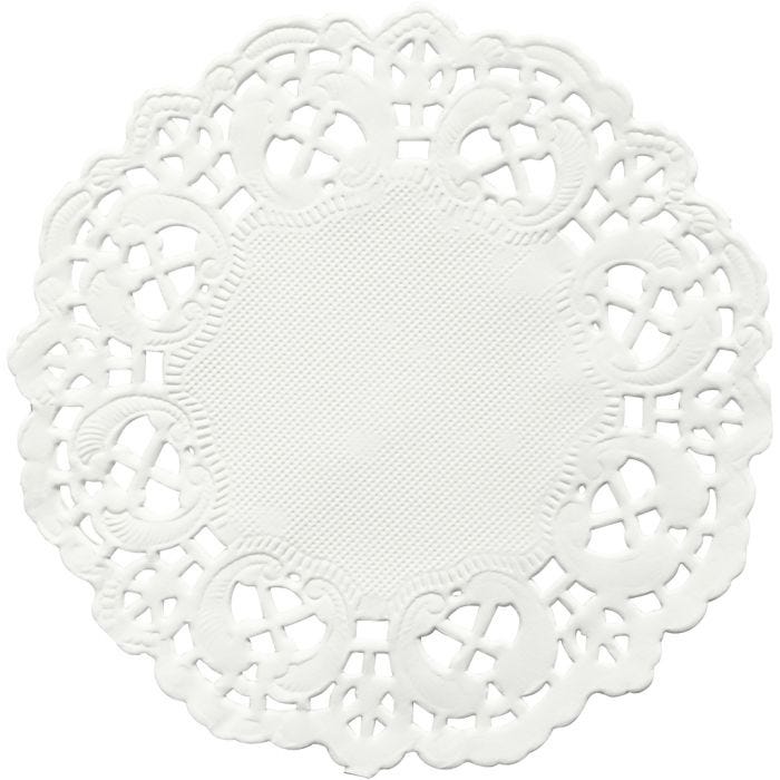 Doilies, round, dia. 11 cm, 30 pc/ 1 pack