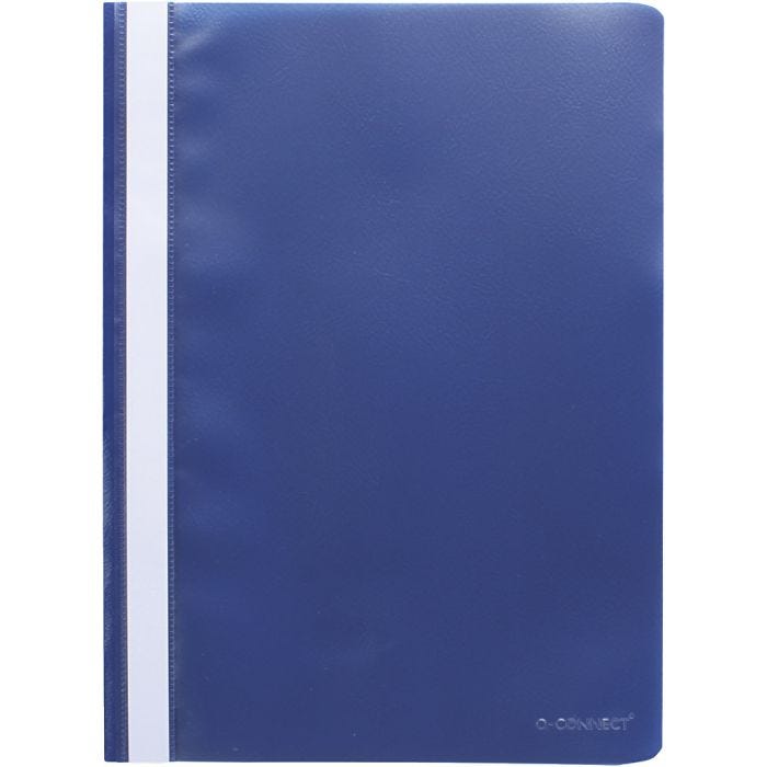 Plastic presentation folders, A4, blue, 50 pc/ 1 pack
