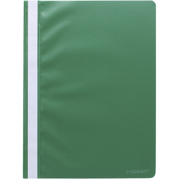 Plastic presentation folders, A4, green, 50 pc/ 1 pack