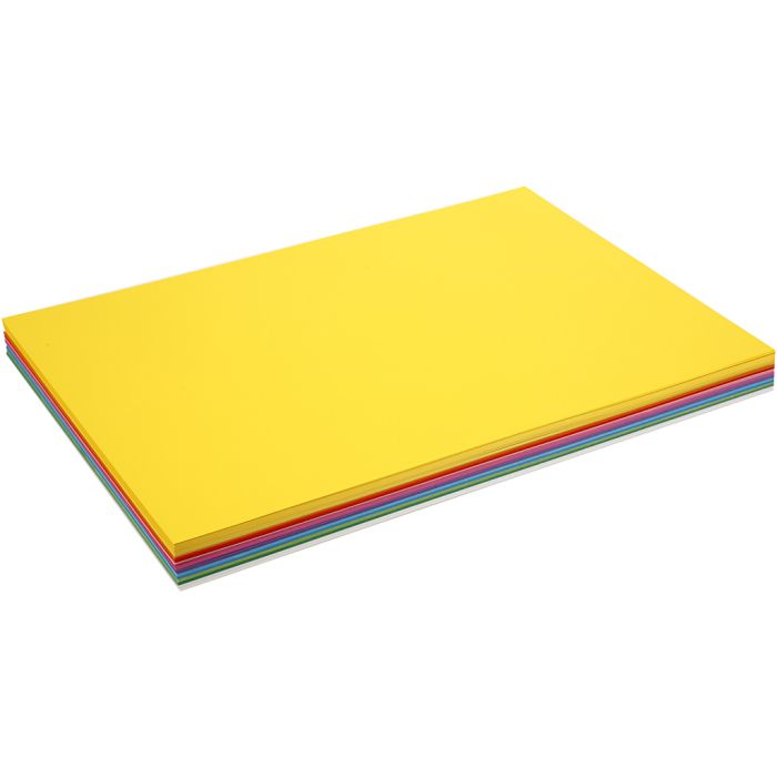 Spring Cardboard, A2, sheet 420x594 mm, 180 g, assorted colours, 20 ass sheets/ 1 pack