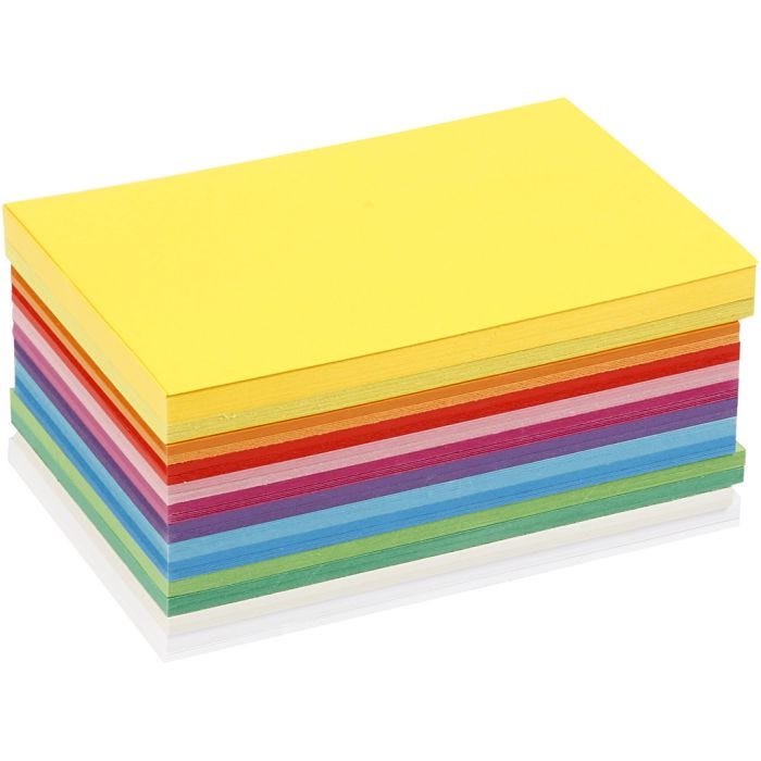 Spring Cardboard, A6, sheet 105x148 mm, 180 g, assorted colours, 300 ass sheets/ 1 pack