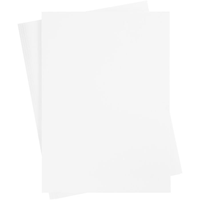 Card, A2, sheet 420x594 mm, 180 g, white, 10 sheet/ 1 pack