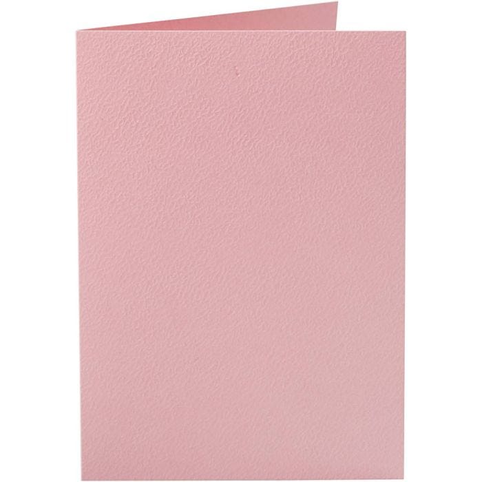 Cards, card size 10,5x15 cm, 220 g, rose, 10 pc/ 1 pack