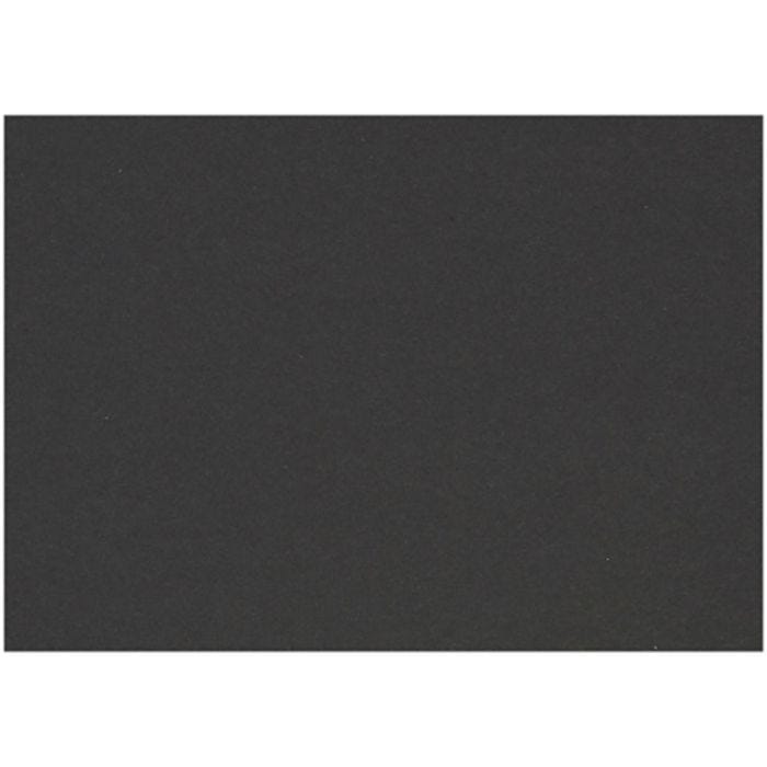Card, A6, sheet 105x148 mm, 200 g, black, 100 sheet/ 1 pack