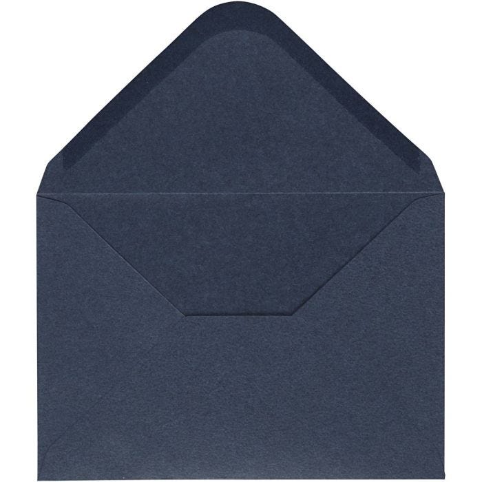 Envelope, envelope size 11,5x16 cm, 110 g, blue, 10pc/ 1 pack