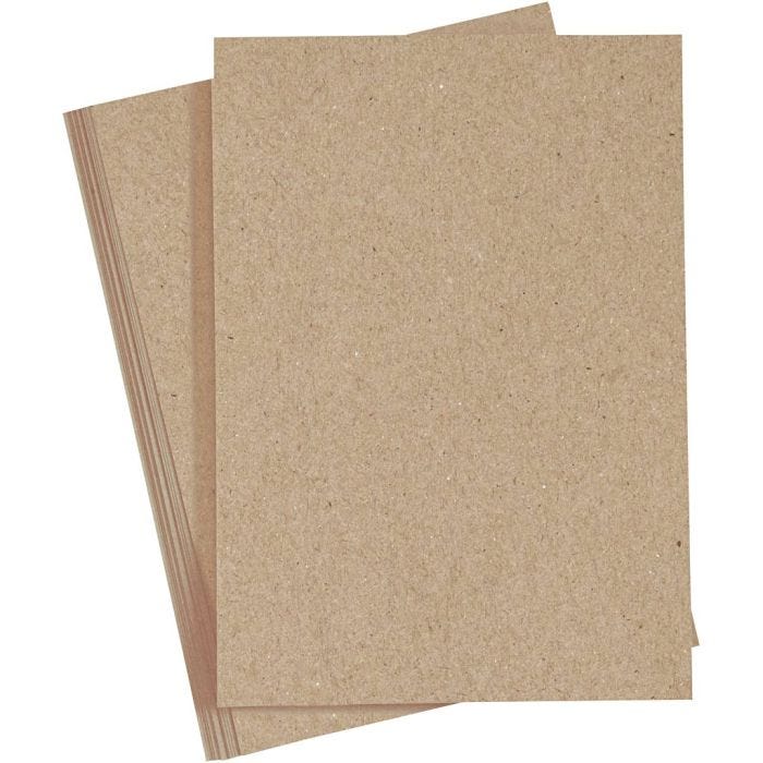 Paper, A4, sheet 210x297 mm, 120 g, natural, 20pc/ 1 pack