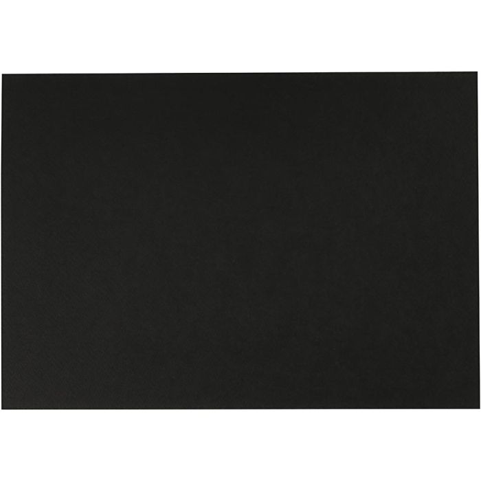 Watercolour Paper, A4, sheet 210x297 mm, 230 g, black, 10 sheet/ 1 pack