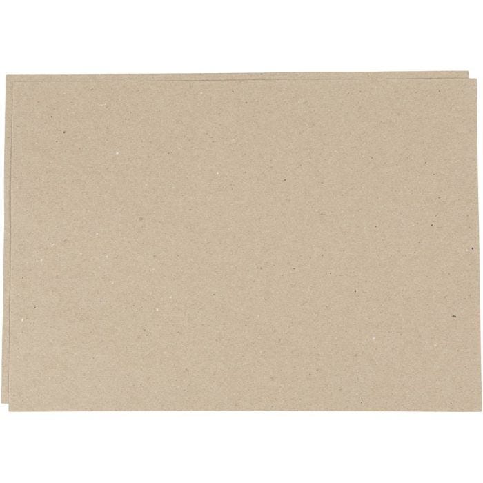 Kraft Paper, A3, sheet 297x420 mm, 135 g, grey brown, 500 sheet/ 1 pack