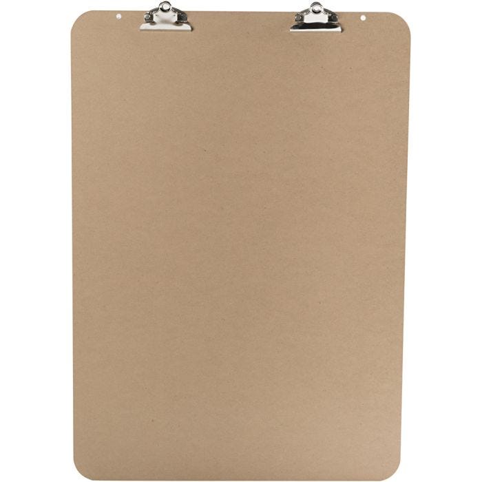 Easel Clipboard, size 52x74 cm, thickness 5 mm, silver, 1 pc