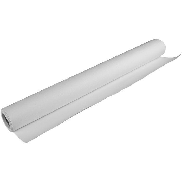 Canvas Roll, W: 120 cm, 380 g, white, 5m/ 1 roll
