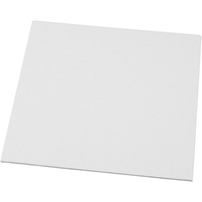 Canvas Panel, size 20x20 cm, thickness 3 mm, 280 g, white, 1 pc
