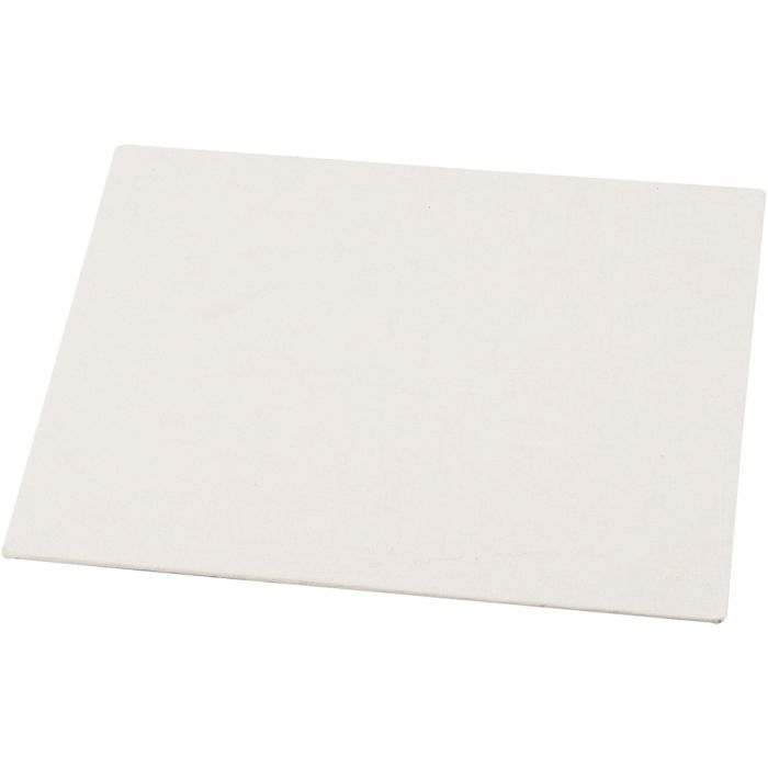Canvas Panel, A4, size 21x29,7 cm, thickness 3 mm, 280 g, white, 1 pc