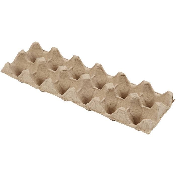 Egg boxes, H: 5 cm, L: 30,5 cm, W: 11 cm, 3pc/ 1 pack