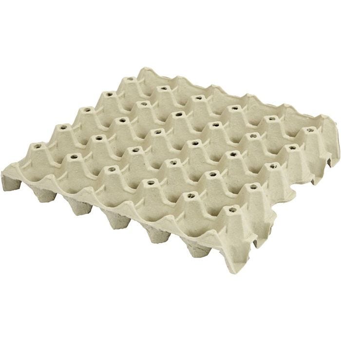 Egg trays, H: 4 cm, size 29x29 cm, 20 pc/ 1 pack