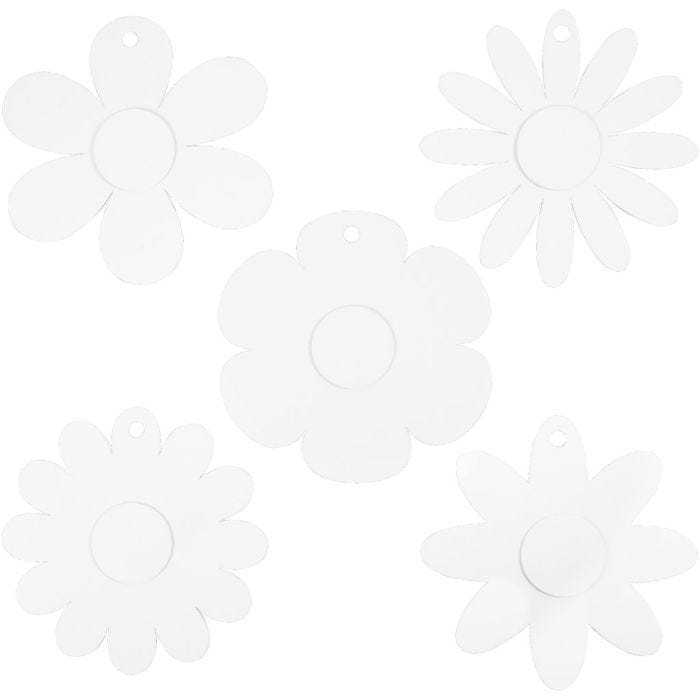 Flowers, dia. 20 cm, 400 g, white, 5x3 pc/ 1 pack