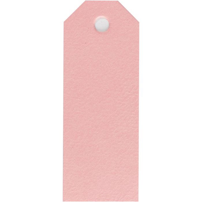 Manila Tags, size 3x8 cm, 220 g, light red, 20 pc/ 1 pack