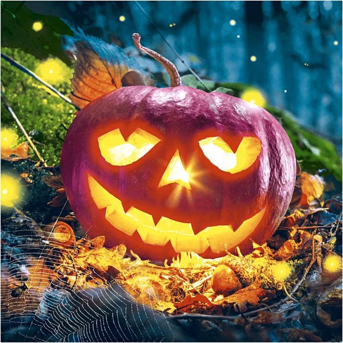 Table Napkins, Pumpkin, size 33x33 cm, 20 pc/ 1 pack