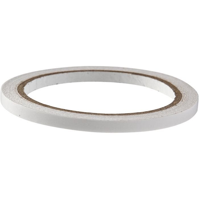 Double-Sided Adhesive Tape, W: 6 mm, 10m/ 1 roll