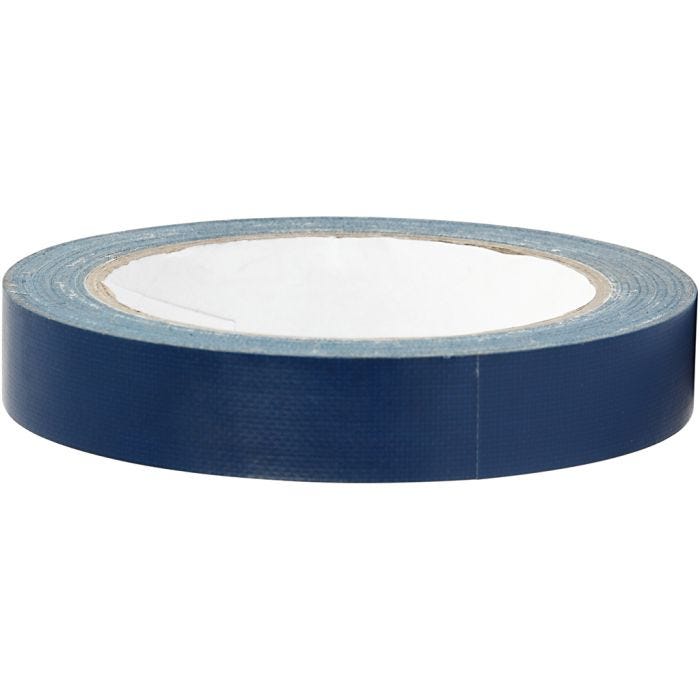 Duct Tape, W: 19 mm, blue, 25m/ 1 roll