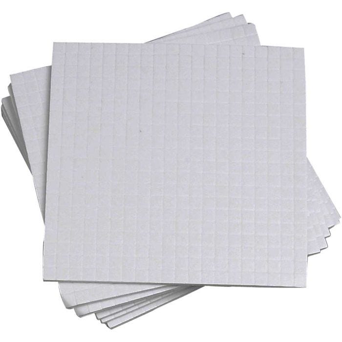 3D Foam Pads, size 5x5 mm, thickness 1 mm, 10x400pc/ 1 pack